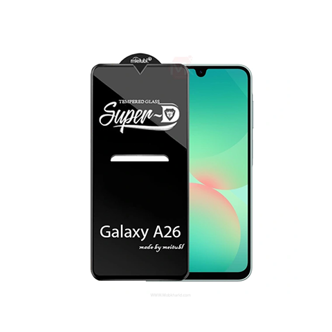 گلس گوشی سامسونگ GALAXY A26 مدل SUPER D
