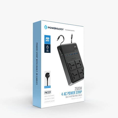چند راهی و محافظ برق 2500W پاورولوژی 