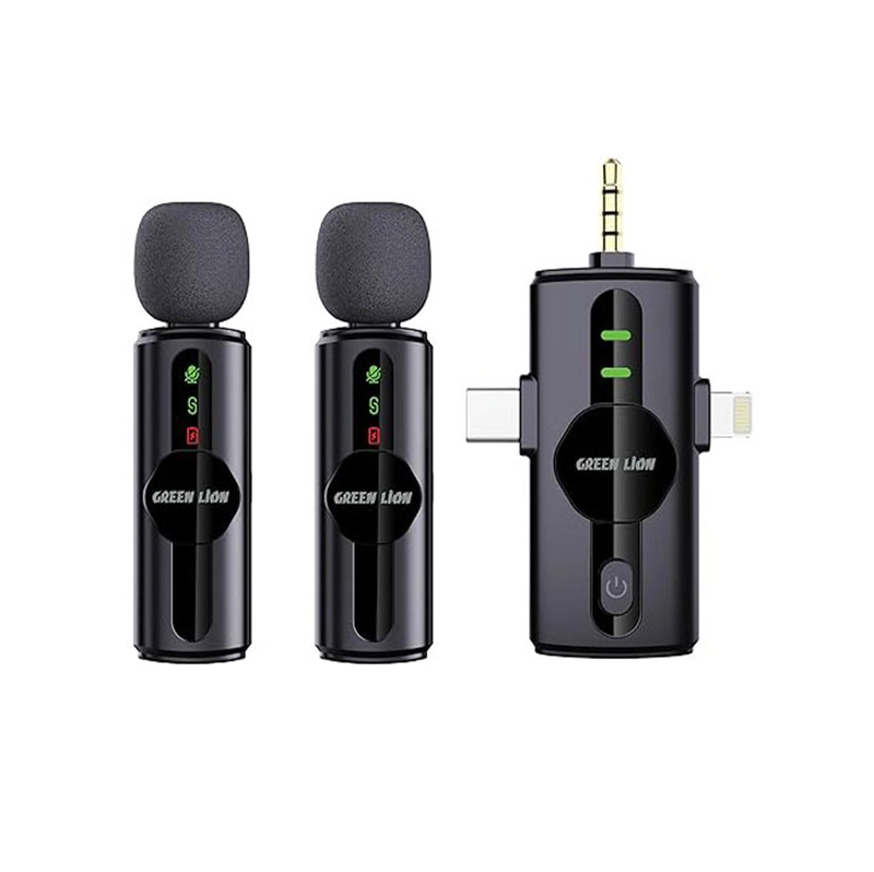 GREEN LION GM-80X MICROPHONE GNGM80XMICBK Multifunctional Lavalier Microphone