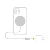 کابل مگسیف 1متری اورجینال اپل مدل IPHONE MAGSAFE CHARGER MX6X3ZM/A