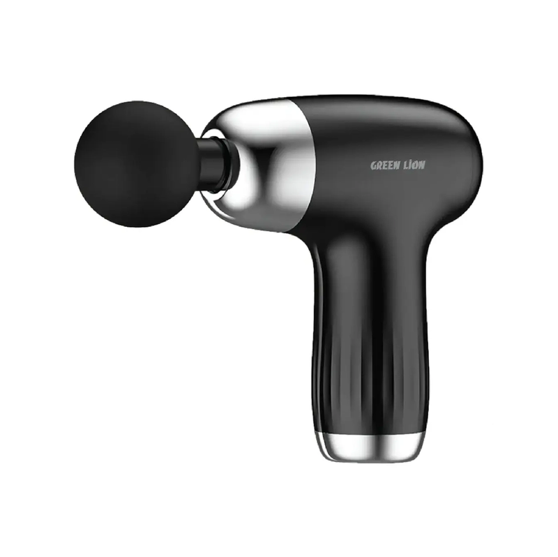 ماساژور تفنگی گرین لاین مدل GREEN LION MINI MASSAGE GUN 6 SPEED LEVELS GNMINMSGNBK