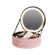 کیف لوازم آرایش با آینه چراغ دار گرین لاین مدل GREEN LION MAKEUP ORGANIZER PRO GNMAKEORGPK