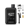 POWEROLOGY SUPER COMPACT TIRE INFLATOR P25CMAPBK Bicycle and Motor Air Compressor