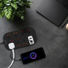 PORODO POWER STRIP PB-FWCH035-BK