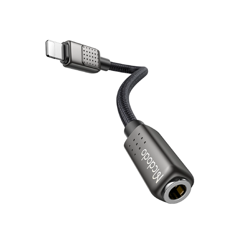 تبدیل لایتنینگ به جک 3.5 میلی متری مک دودو مدل MCDODO FOR LIGHTNING TO DC3.5MM FEMALE DIGITAL AUDIO CABLE CA-501