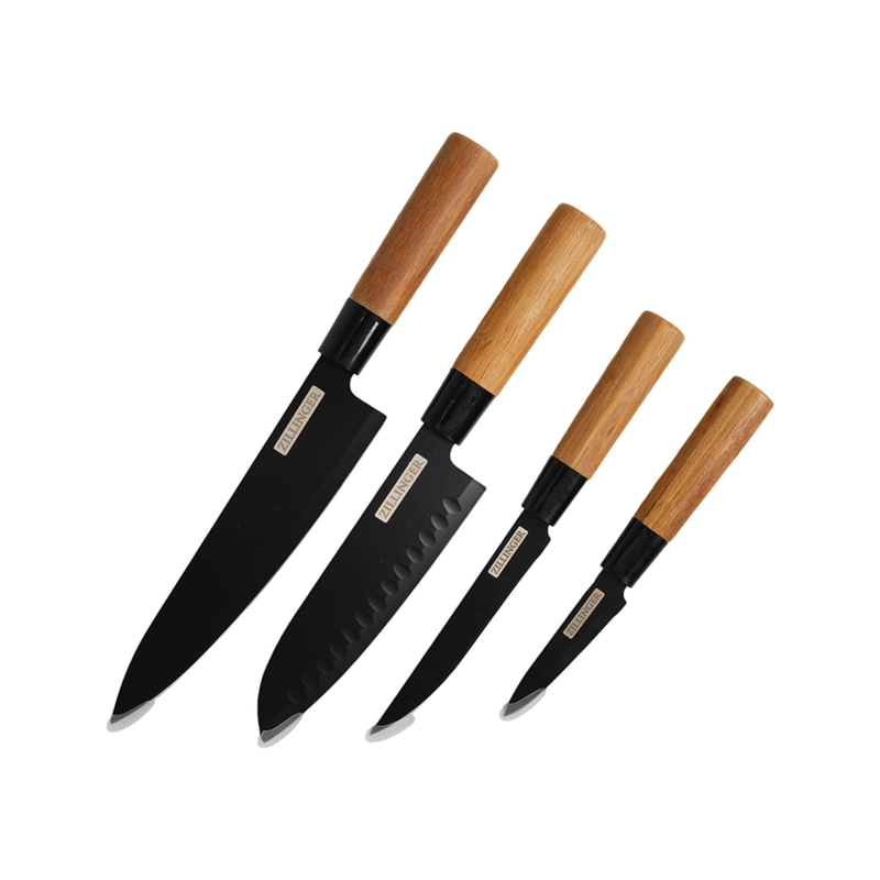 سرویس چاقوی ژاپنی 4 عددی مدل ZILLINGER JAPANESE KNIVES