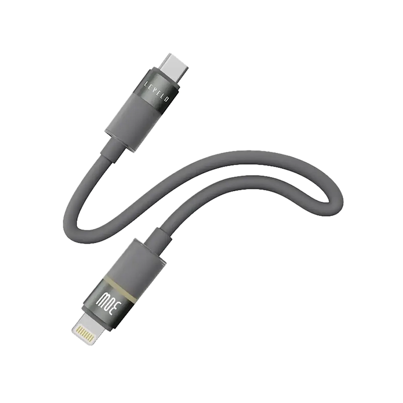 کابل شارژ تایپ سی 30w لولو مدل LEVELO LUNO TYPE-C TO LIGHTNING
