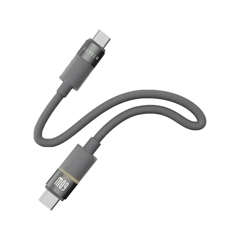 کابل شارژ تایپ سی 60w لولو مدل LEVELO LUNO TYPE-C TO TYPE-C