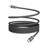 کابل شارژ 60W پاورولوژی مدل POWEROLOGY MAGLINK WEAVE PCAB024GY TYPE-C TO TYPE-C