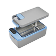 ظرف غذای برقی پاورولوژی مدل POWEROLOGY PORTABLE HEATED LUNCH BOX PLBF818GYBL