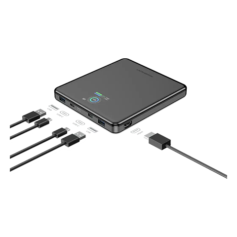 پاوربانک 20000 میلی آمپر و هاب HDMI پاورولوژی مدل VOLTSTREAM
