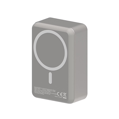 پاوربانک مگسیف 30000میلی آمپر پاورولوژی مدل POWEROLOGY MAGSAFE ALUMINUM POWER BANK PPBCHA81-TI PP081