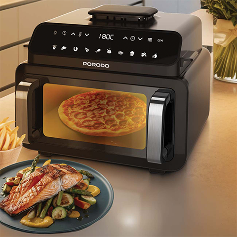 هواپز چندکاره پرودو مدل PORODO FLEXI COOK PRO PDAF1015BK 