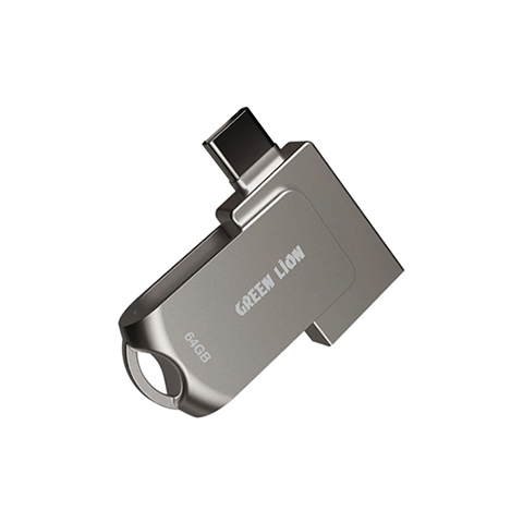 مبدل چند کاره گرین لاین مدل GREEN LION 2 IN 1 OTG FLASH DRIVER GN2N1FL128SL