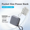 پاوربانک 10000 میلی آمپر کیو سی وای مدل QCY 35W PB10C