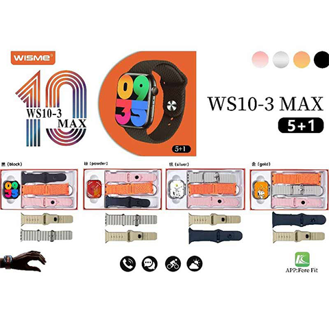 ساعت هوشمند ویسمی مدل WISME WS10-3 MAX