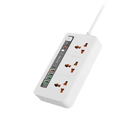 چندراهی و محافظ برق پرودو مدل PORODO MULTI-PORT POWER HUB PD-FWCHO13