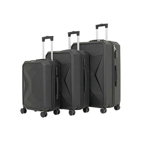 چمدان مسافرتی 3 تایی لِولو مدل LEVELO ROMEO LVLRMOLUGBK