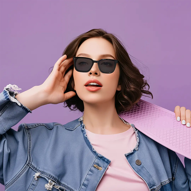 عینک آفتابی هوشمند پاورولوژی مدل POWEROLOGY NICE SMART AUDIO SUNGLASSES PWHY1009PL