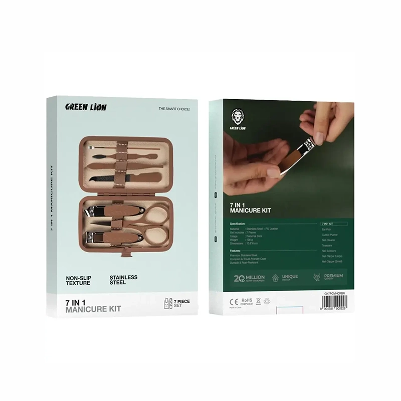 ست مانیکور و پدیکور ۷ تکه گرین لاین مدل MANICURE KIT