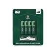 باتری شارژی نیم قلمی گرین لاین مدل GREEN LION GNRGBAAA