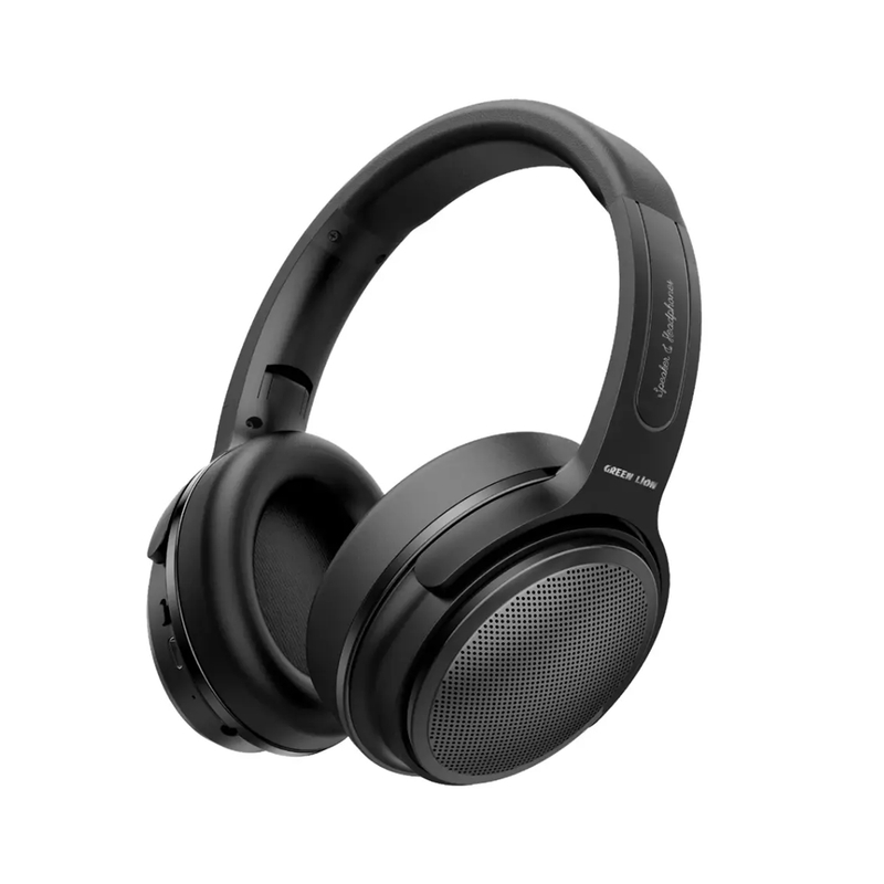 هدفون بلوتوثی گرین لاین مدل GREEN LION SOUNDFLEX 2IN1GN2N1SFHPBK