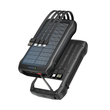 پاوربانک خورشیدی ۲۰۰۰۰ میلی آمپر گرین لاین مدل GREEN LION SOLAR FORCE GNSOLF20PBBK