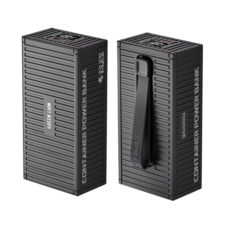 پاوربانک 30000 میلی آمپر و چراغ قوه گرین لاین مدل GREEN LION CONTAINER GL-PX62 GNCOTPXPB30