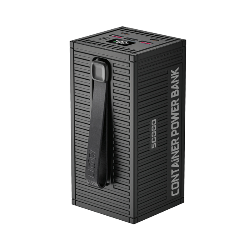 پاوربانک 50000 میلی آمپرو چراغ قوه گرین لاین مدل GREEN LION CONTAINER GL-PX63 GNCOTPXPB50