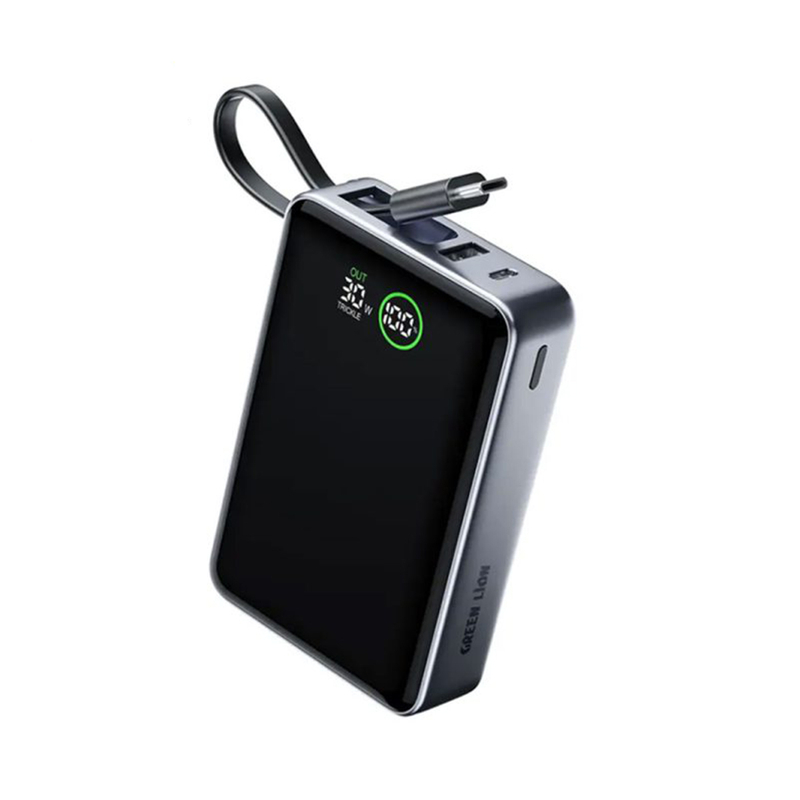 پاوربانک ۲۰۰۰۰ میلی آمپر گرین لاین مدل Green Lion MADRID 20 GNMAD20PBKGY