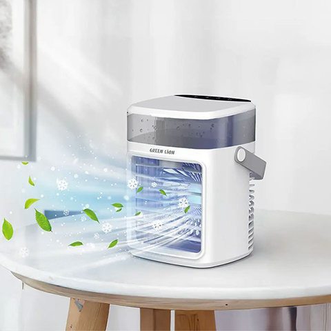 فن خنک کننده گرین لاین مدل GREEN LION RECHARGEABLE AIR COOLER  GL-AC12 GNREAC12COL