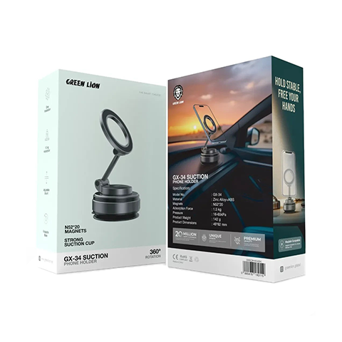 هولدر موبایل گرین لاین مدل GREEN LION GX-34 SUCTION GNSCPHX34