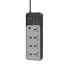 چندراهی برق 3000W پرودو مدل PORODO UNIVERSAL POWER STRIP PDFWCH099