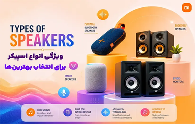 ویژگی انواع اسپیکر برای انتخاب بهترین‌ها