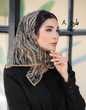 مینی اسکارف توری پلنگی 4009