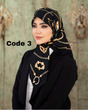 روسری ابریشم توییل عیدانه وارداتی 3166