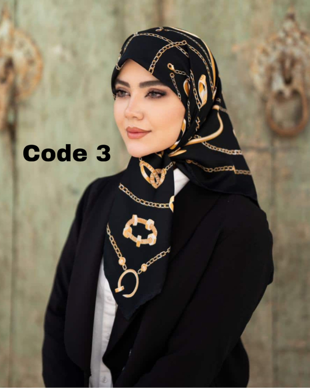 روسری ابریشم توییل وارداتی 3166