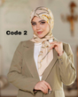 روسری ابریشم توییل عیدانه وارداتی 3166