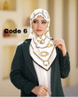 روسری ابریشم توییل عیدانه وارداتی 3166