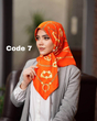 روسری ابریشم توییل عیدانه وارداتی 3166