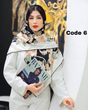 روسری ابریشم توییل دست دوز 3709 
