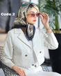 مینی اسکارف ابریشم وارداتی 4174