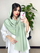 شال ساده نخ ابریشم بهاره 4186