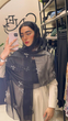 شال حریر گلدوزی پاپیون 4187