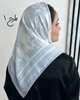 مینی اسکارف ، مینی اسکارف آبی ، آبی مه آود ، مینی اسکارف جدید ، مینی اسکارف تابستانه ، مینی اسکارف ترند 