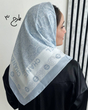 مینی اسکارف ، مینی اسکارف آبی ، آبی مه آود ، مینی اسکارف جدید ، مینی اسکارف تابستانه ، مینی اسکارف ترند 