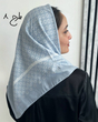 مینی اسکارف ، مینی اسکارف آبی ، آبی مه آود ، مینی اسکارف جدید ، مینی اسکارف تابستانه ، مینی اسکارف ترند 
