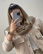 شال پلیسه مرواریدی وارداتی 4205