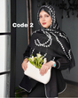  روسری نخ مودال ترک پک مشکی 4372