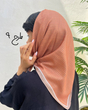 مینی اسکارف نارنجی اسمارتیزی طرحدار 3711